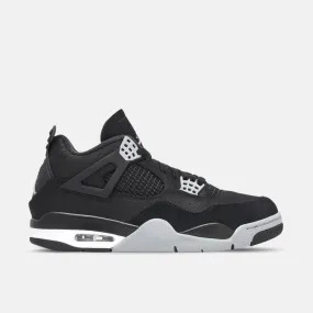 AIR JORDAN 4 RETRO BLACK CANVAS