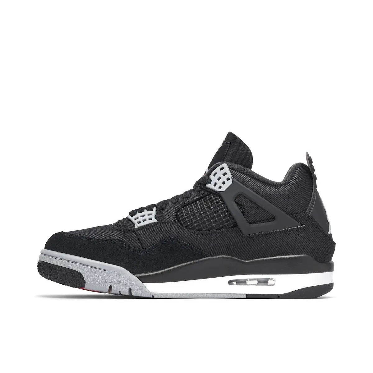 AIR JORDAN 4 RETRO BLACK CANVAS