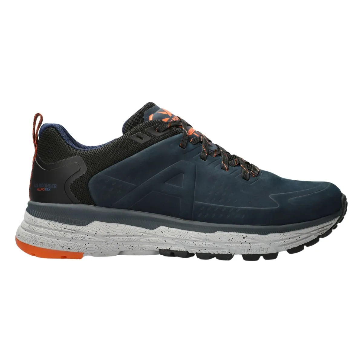 AllRounder Men's Alando-Tex Blue/Black Nubuck Waterproof