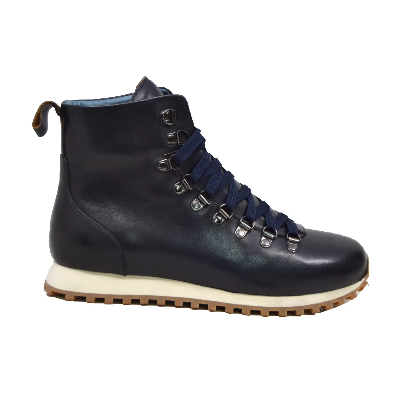 Alpine GT Boots: Handcrafted Leather-Suede Everyday Shoes - Hightop British Collection