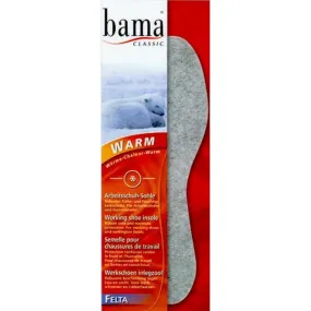 Bama Warm Felta Sox Insole 5 Pack