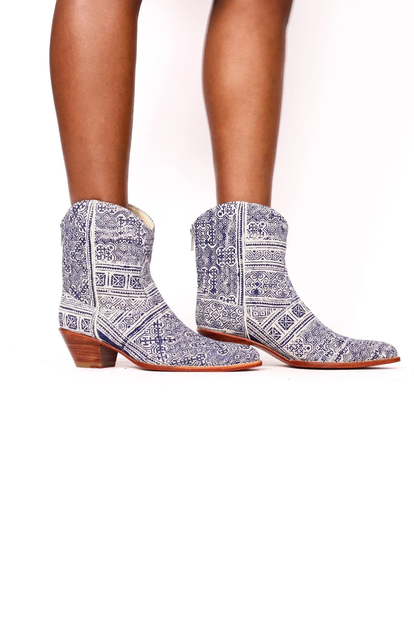 BATIK INDIGO BOOTIES NATASHA