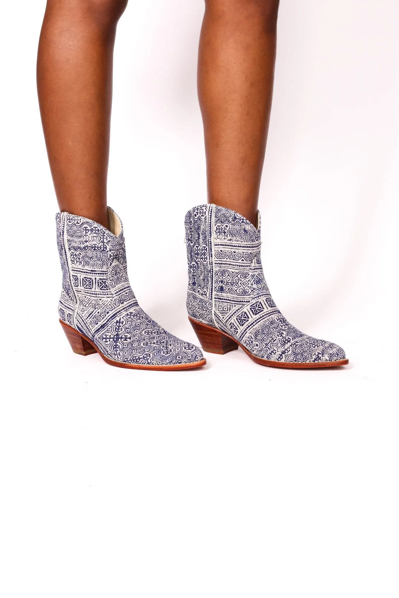 BATIK INDIGO BOOTIES NATASHA