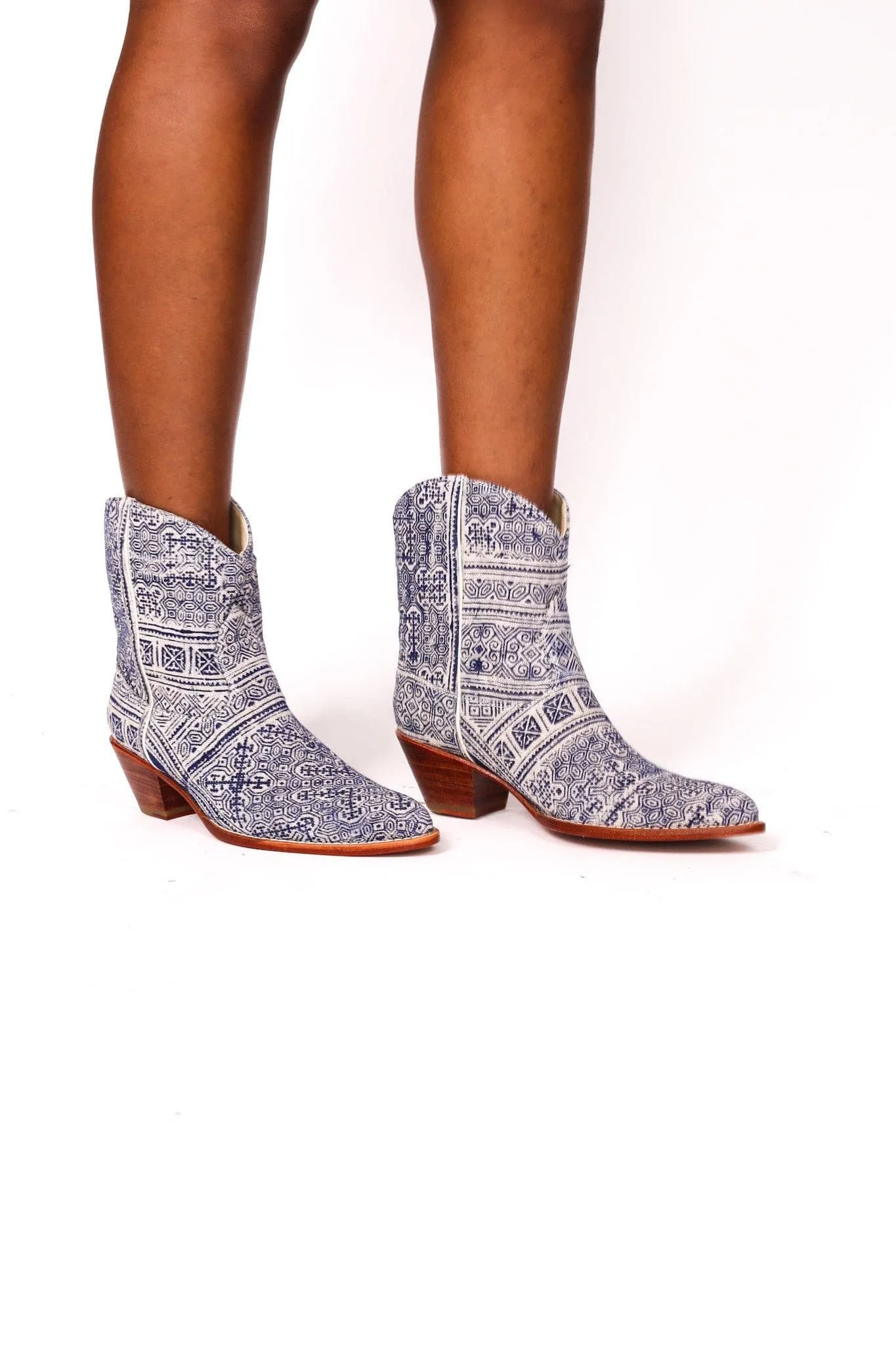 BATIK INDIGO BOOTIES NATASHA