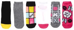 Betsey Johnson Women's No Show Low Cut Socks (6- or 12-Pairs)