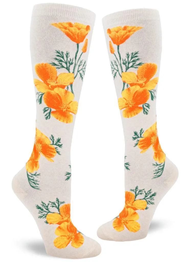 California Poppy | Women's Knee-high