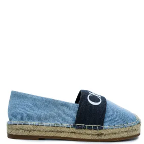 Chloe Denim Blue Espadrille