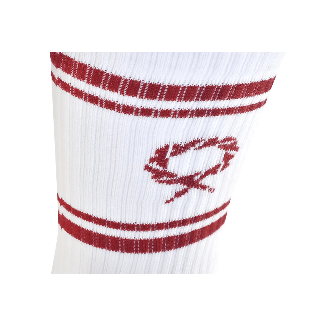 Crew Sock 3-pack White / Red