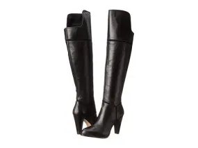 FRENCH CONNECTION  Women's Cai •Bitter Chestnut• Round Toe Leather Knee High Boot