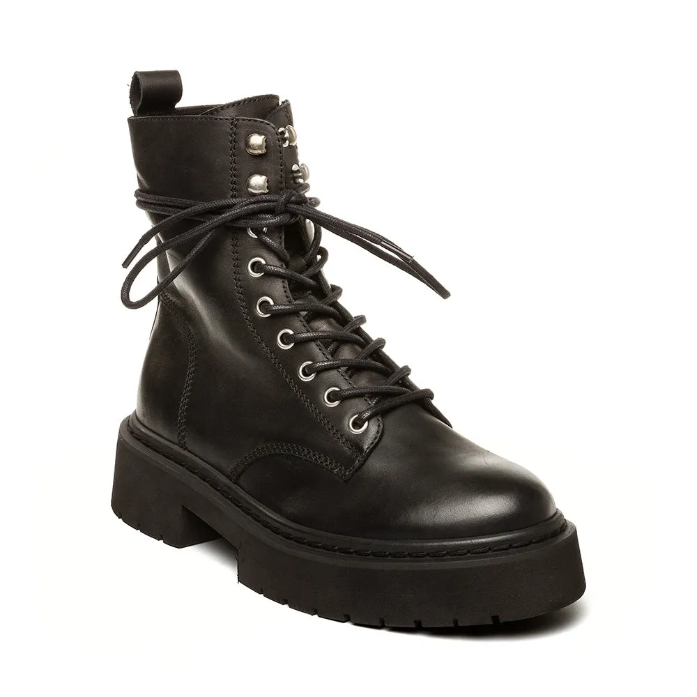 Gusto Biker Boots BLACK LEATHER