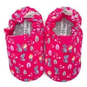 JplusJ Pink Little Red Riding Hood Baby Shoes 棗紅小紅帽學步鞋 (24-30m)