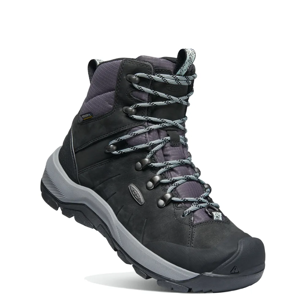 KEEN Women's Revel IV Mid Waterproof Boot (Black)