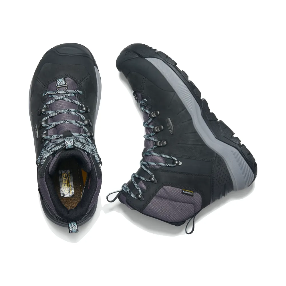 KEEN Women's Revel IV Mid Waterproof Boot (Black)