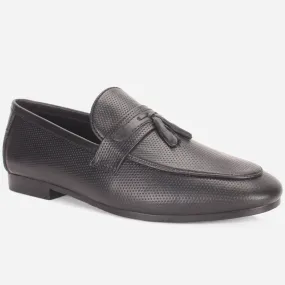 Men "ASTON" Leather Slide In Loafers Shoes