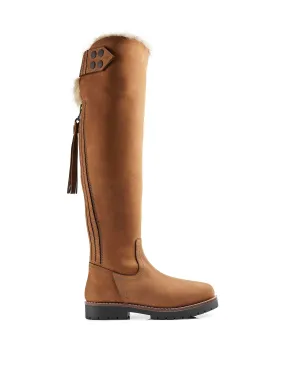 Over Knee Verbier (Tan) - Nubuck Boot