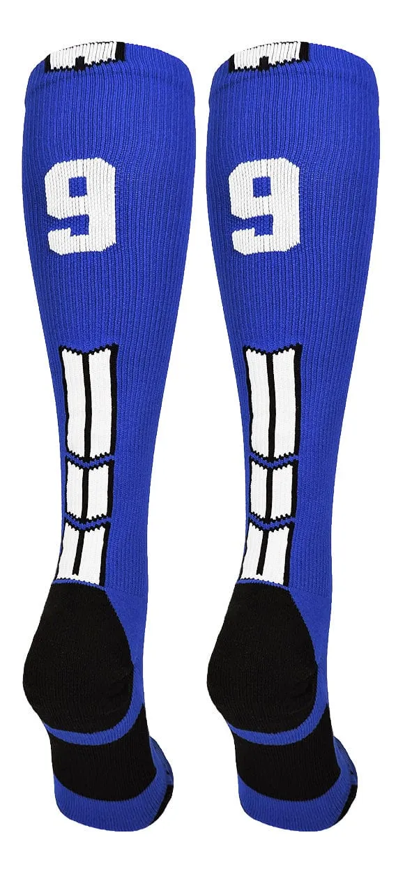 Player Id Jersey Number Socks Over the Calf Length Royal White