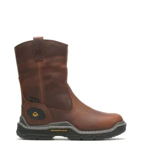 Raider DuraShocks® CarbonMAX® Toe Insulated Pull-On Wellington Work Boot Brown