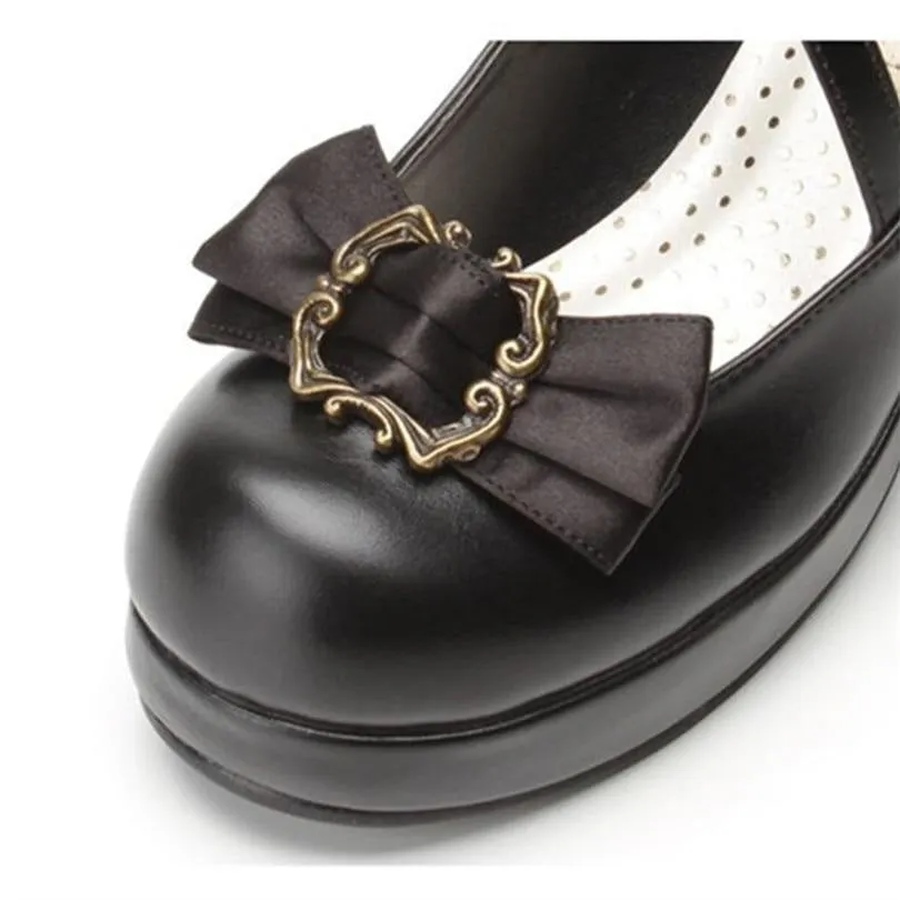 Victorian Bow Lolita Heels